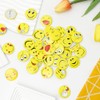 Pilikoll 30 mm Mini Smile Face Button Pins Yellow Smiley