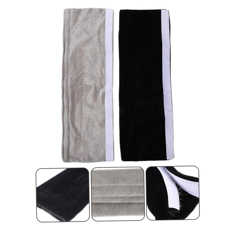 SHOWERORO 4pcs Black Kitchen Appliance Handle Covers Rv Fridge Door