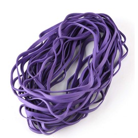 Coopay 12 inches Extra Long Rubber Bands Heavy Duty,30 Pcs Large Rubber Bands Bulk Trash Can Band, Big Rubber Bands Strong Elastic Bands for Office Supply School, Garbage Cans, File Folders(Purple)