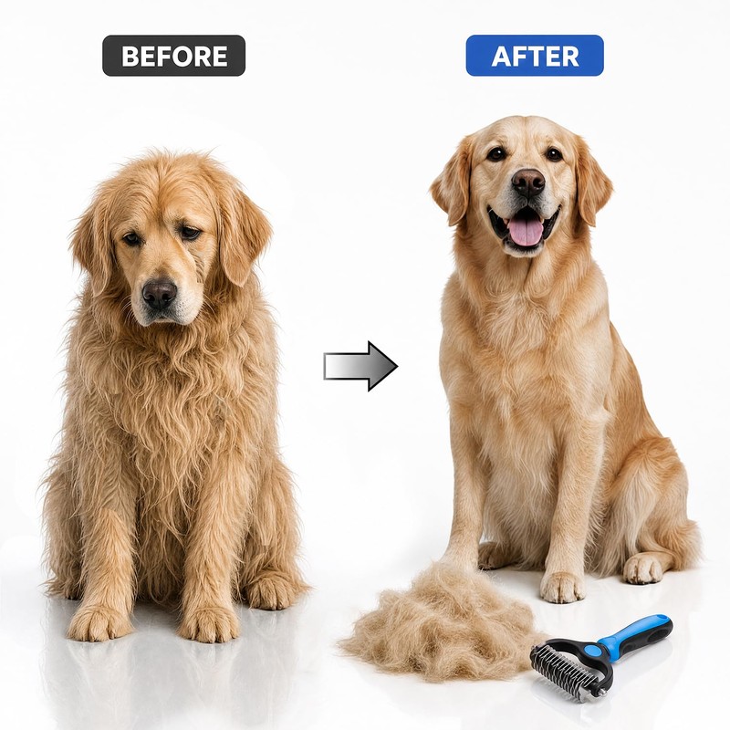 Bnlei Pet Pro Grooming Tool for Dogs & Cats -