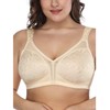 Deyllo Women's Full Cup Minimizer Bra Non Iron Large Sizes