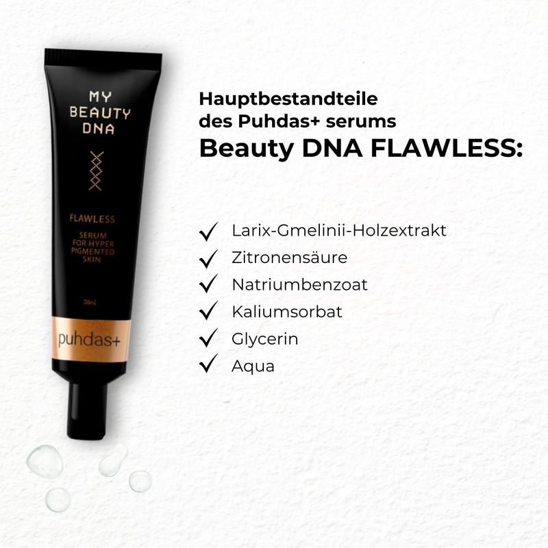 puhdas+ Beauty DNA Flawless Face Serum: Hyperpigmented Skin [30ml] with