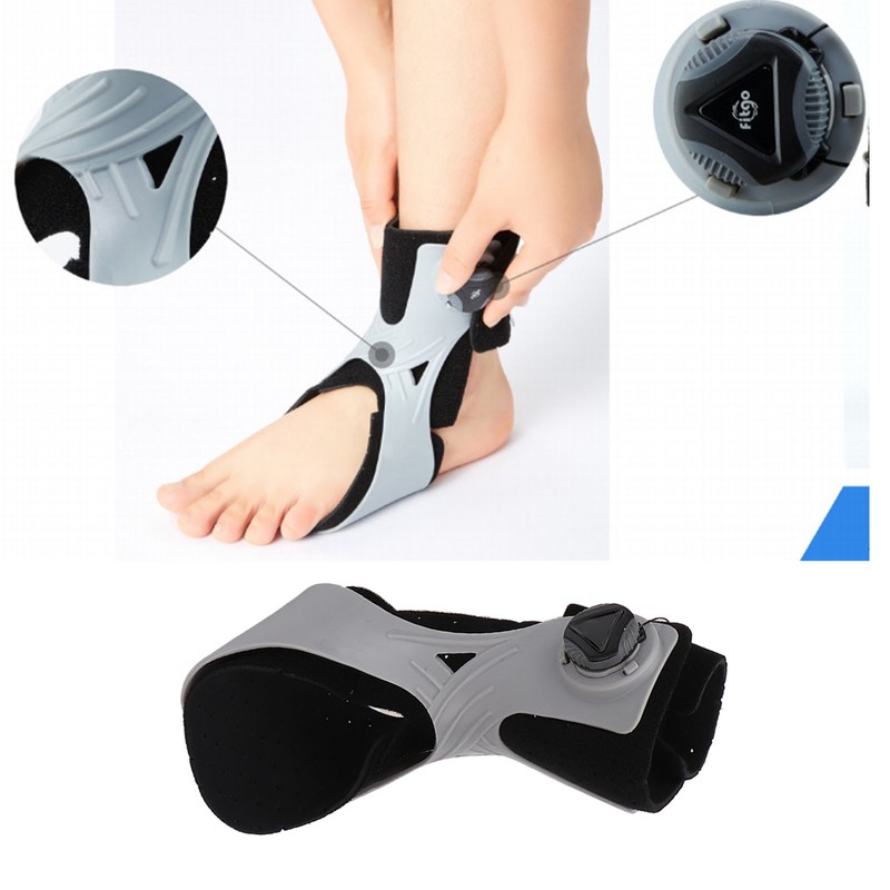Ankle Stabilizer Adjustable Breathable Pain Reduce Portable Drop Foot Orthosis