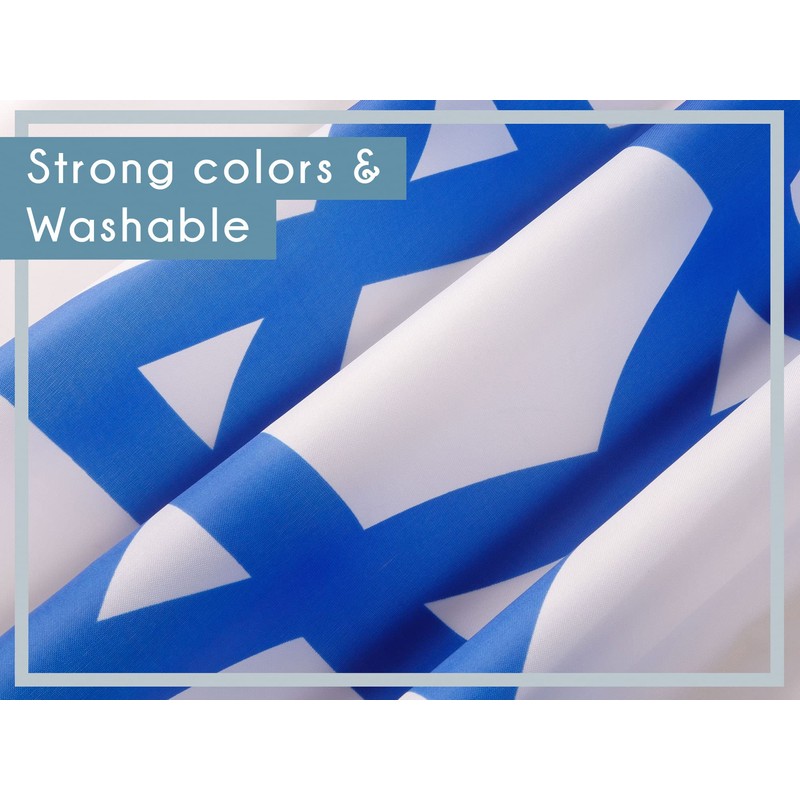 ARICONA FLAGS Israel flag - Israeli flag 3x5ft with brass