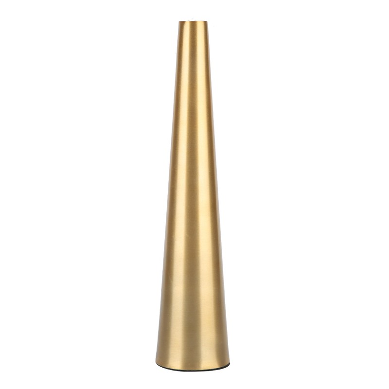 Conical Shape Metal Desk Vase Decoration Rose Flower Holder Cup
