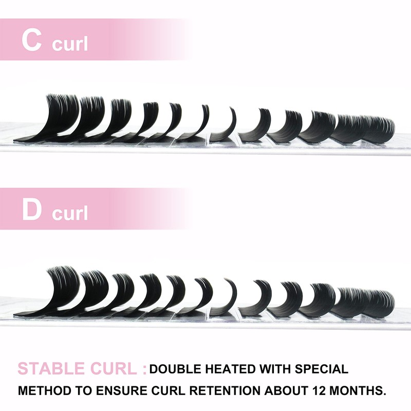 Eyelash Extensions Individual Lash Extensions 0.03/0.05/0.07 Volume Lash Extensions 0.03-0.20