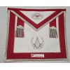 Masonic Blue Lodge Master Mason Red Apron Set Apron Collar