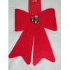 Red Felt Jingle Bells Bow Christmas Gift Wreath Package Wedding