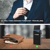 WAYAMY Slim Tarjetero Metalico en Efectivo, Antirrobo con Protección RFID,