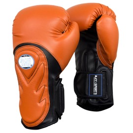 BAY® Bad Style Boxing Gloves 10 oz Oz Orange/Black Competition Sparring Training Leather PU