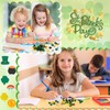 JUNEBRUSHS Erasers for Kids, 150Pcs St. Patrick's Mini Erasers Cute
