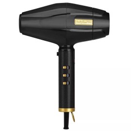 BaByliss PRO BLACKFX BLACK Hair Dryer With 3 Attachments NEW FXBDB1