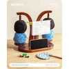 Baffect Yarn Holder Magnetic, Wooden Yarn Ball Holder with T-Shaped