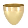 B&P Lamp® 4" Dia. Smooth Brass Cap, Unfinished