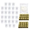 Kisangel 1set Hydroponic Starter Plugs for Soilless Cultivation Lightweight and