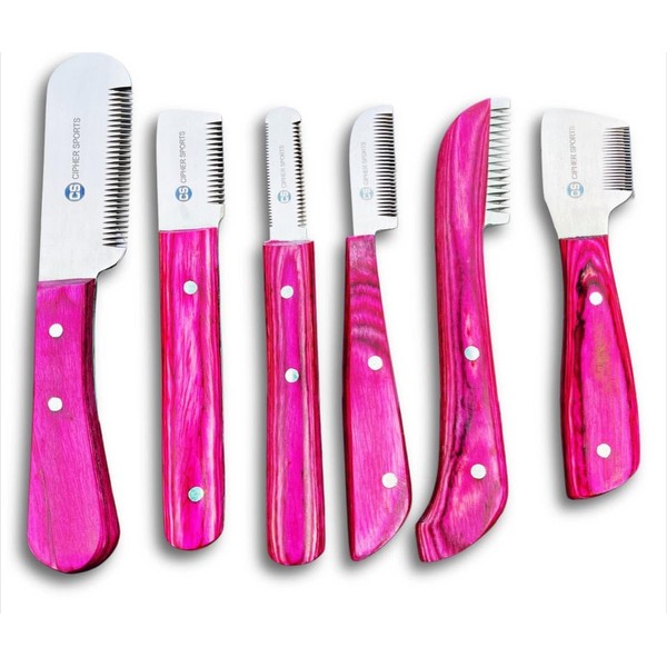 Professional Stripping Comb Kit (6-Piece Set) for Dogs & Pets