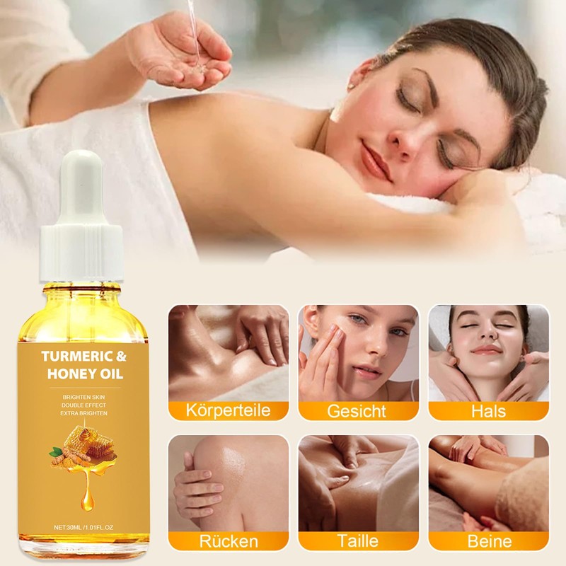 Soleneva Turmeric and Honey Body Essential Oil