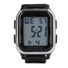 Digital Watch EL Backlit Waterproof Multifunctional Stylish Square Watch for