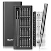 Precision Screwdriver Set with Magnets, Torx, Slotted, Triangular, Hexagon, Plus,