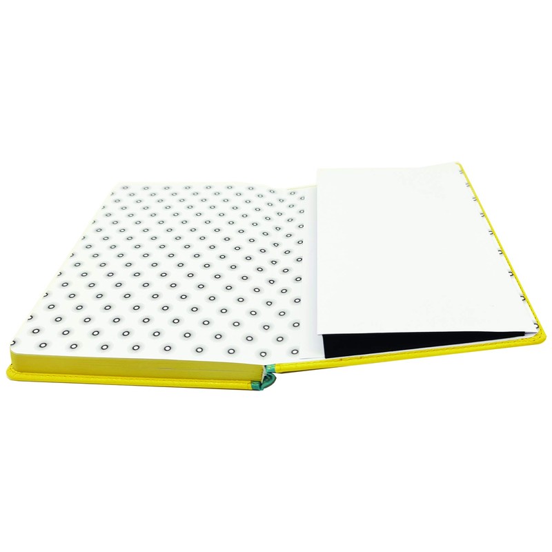 EJRange A5 Lined Notebook-Thick 100gsm Paper, Durable PU Leather Cover,