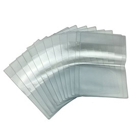 ALL in ONE Clear Plastic Passport Holder Protector with Card Covers (2 Pack)