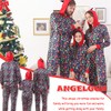ANGELGGH Family Matching Christmas Onesie, Cute Vacation Dinosaur Print One