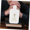 Mobestech 2pcs Holy Water Bottles Plastic Aroma Vials for Sacred