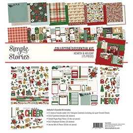 SIMPLE STORIES Hearth & Holiday Collector's Essential Kit 12"X12"