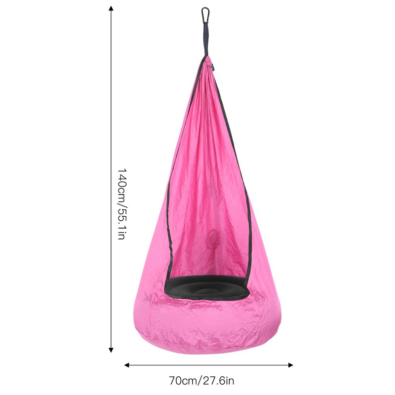 210T Wrinkled Nylon Taffta Pod Swing Seat Children Hanging Hammock
