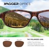 Xagger Polarized Wrap Around Sport Sunglasses for Men Women Running
