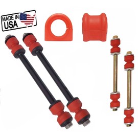 6PC Front/Rear Sway Bar Links + Front Bushings FITS 2002-2005 FORD EXPLORER MOUNTAINEER 29/30MM BAR