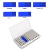 SSGP Bascula Gramera Digital (500g/0.1g),BáScula De Cocina,BáScula ElectróNica,BáScula PrecisióN,Pantalla Lcd,Mini,Acero