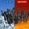 MgcTolBox Small Cable Ties 4", Small Zip Ties, Multi-Purpose Wire