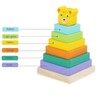 Wooden Tower Stacking Ring Toys for Kids Building Blocks Tower
