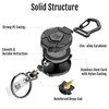MNGARISTA 2-Pack Retractable Keychain, Heavy Duty Carabiner Badge Holder, Tactical