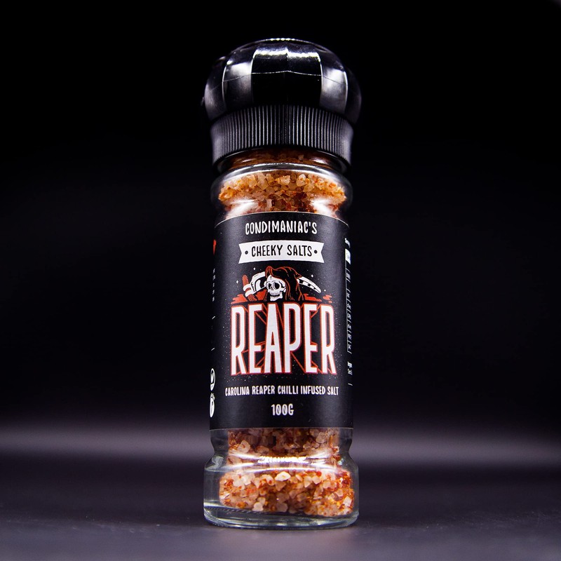 Cheeky Salts Carolina Reaper Chilli Pepper Infused Salt (100g)