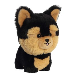 Aurora® Playful Teddy Pets™ Yorkie Stuffed Animal - Unique Design - Endless Play - Black 6.5 Inches