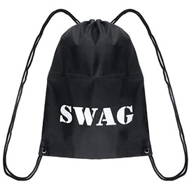 HENBRANDT Swag Bag Drawstring Sack Burglar Thief Robber Fancy Dress Costume Accessory
