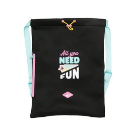 Mr Wonderful Drawstring Bag Power - All you need is fun, multicoloured