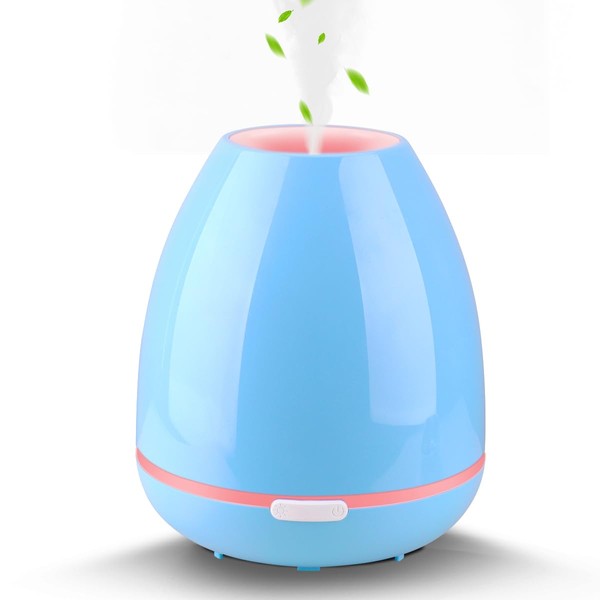 Fashome Aroma Diffuser, Humidifier, Small, Tabletop, Ultrasonic Humidifier, Aroma Compatible, Silent, 10.1 fl oz (300 ml), Timer, Tabletop Humidifier, For Bedrooms, Offices, Anti-Drying, Air