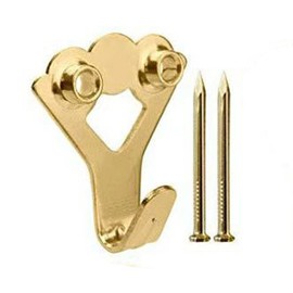 TOOMYAUTO 10Sets Heavy Duty Picture Hangers Kit with Nails Professional Picture Hooks Hangers, 100lb Wall Hangers, Wall Hanging Kit for Drywall/Wooden Office Pictures,House Decoration