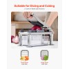 VEVOR Vegetable Chopper Mandoline Slicer All-in-1 Food Veggie Cutter 8