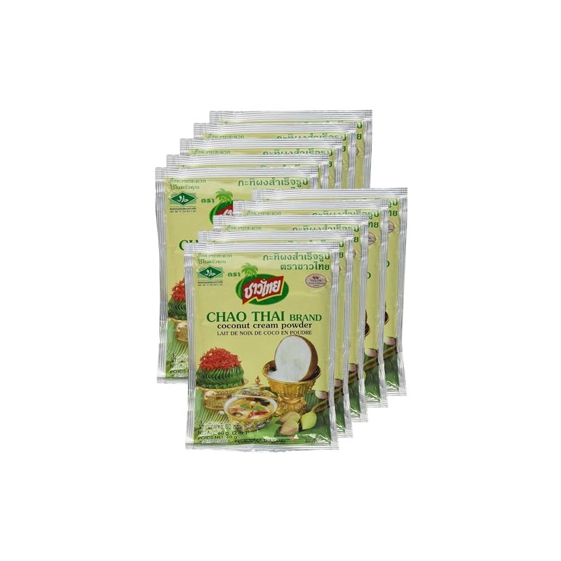 Coconut Milk Cream Powder Chao Thai Size 60 G(2.0 Oz)