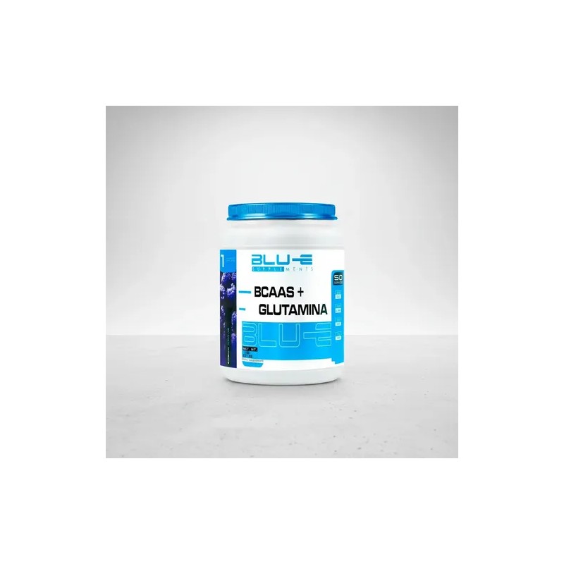 Amino Bcaas + Glutamina Blu-e 1kg 50 Serv Varios Sabores