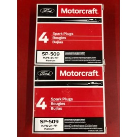 Motorcraft (8) GENUINE MOTORCRAFT SP-509 DOUBLE PLATINUM SPARK PLUGS FOR SUPER DUTY SP509X