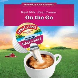 Land O' Lake Mini Moo’s Half & Half Creamer Singles, 192 Count By Cerfa