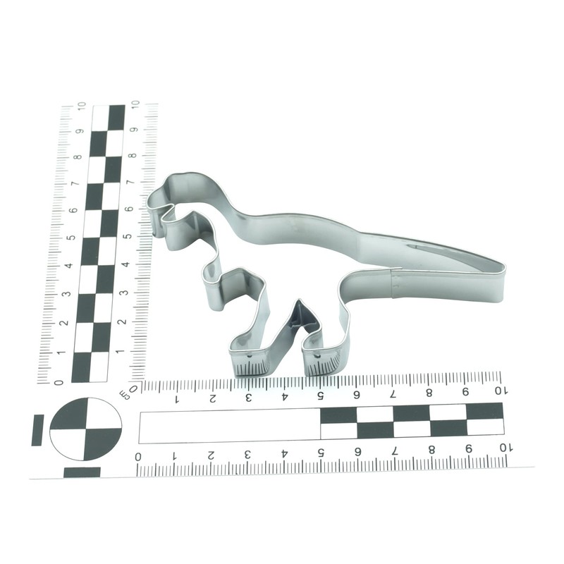 BekkiB - Set of 3 Dinosaur Cookie Cutters - Stainless