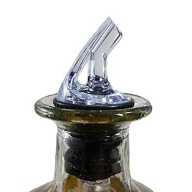 Ameripour - Measured Liquor Pourer - Patron Pour Spout - Made 100% In The USA. Bar Spouts That Don't Leak - No Cracks, Just A Perfect Cocktail Pour Every Time. (Clear, 1.25oz (37ml) - 10 Pack)