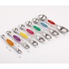 Magnetic Measuring Spoons Set of 7 Stainless Steel Stackable Dual