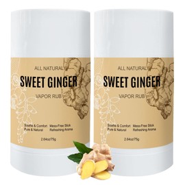 TOGOLIUN Sweet Ginger Vapor Rub Stick – All-Natural Herbal Balm with Ginger & Peppermint, Plant-Based Formula, Easy-to-Use Stick Design (2)